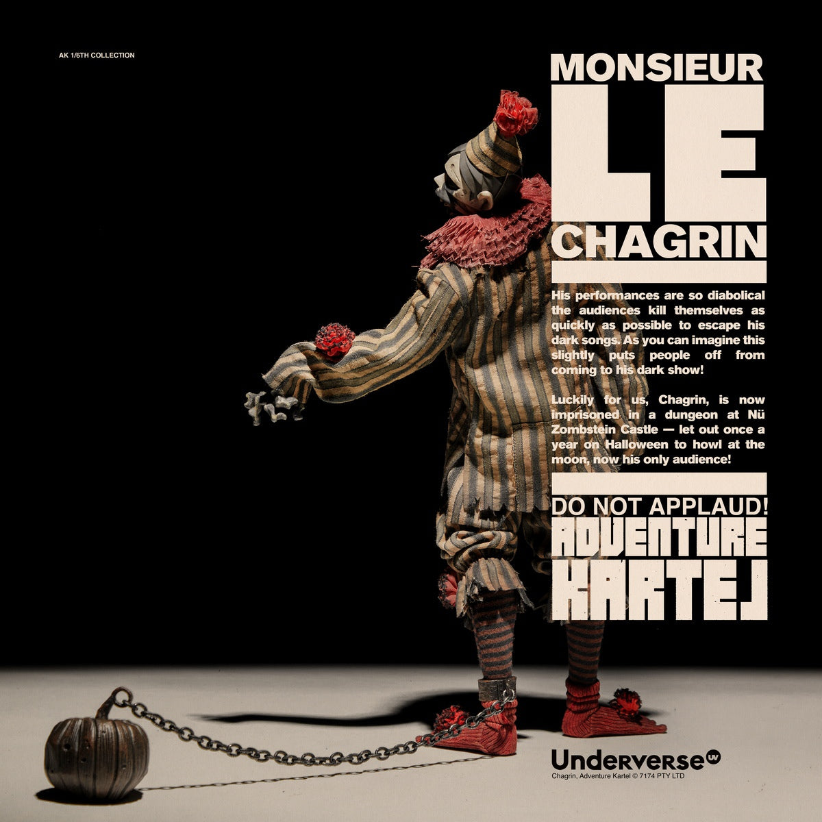 PRE ORDER – UNDERVERSE 12IN ADVENTURE KARTEL MONSIEUR CHAGRIN UV202412