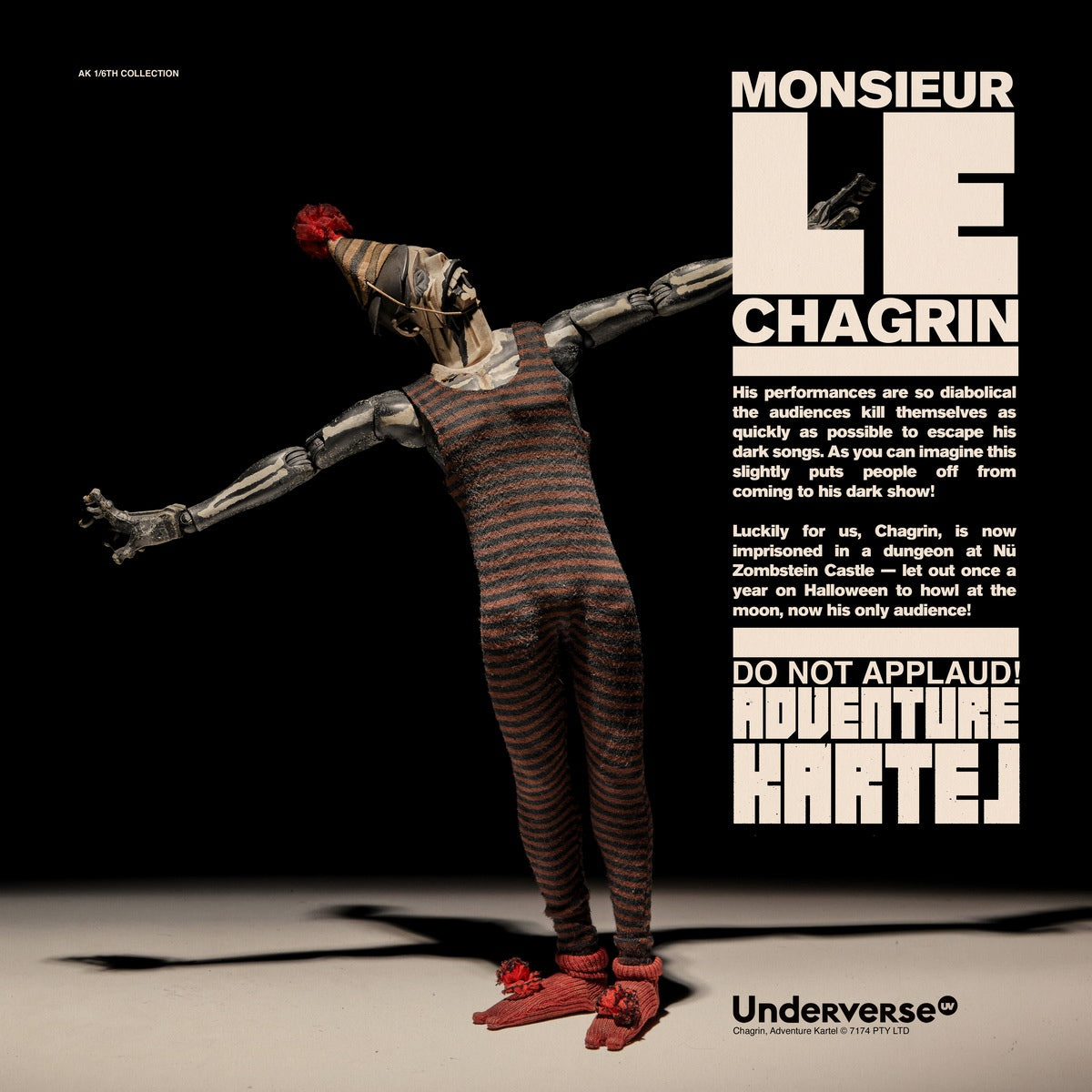 PRE ORDER – UNDERVERSE 12IN ADVENTURE KARTEL MONSIEUR CHAGRIN UV202412