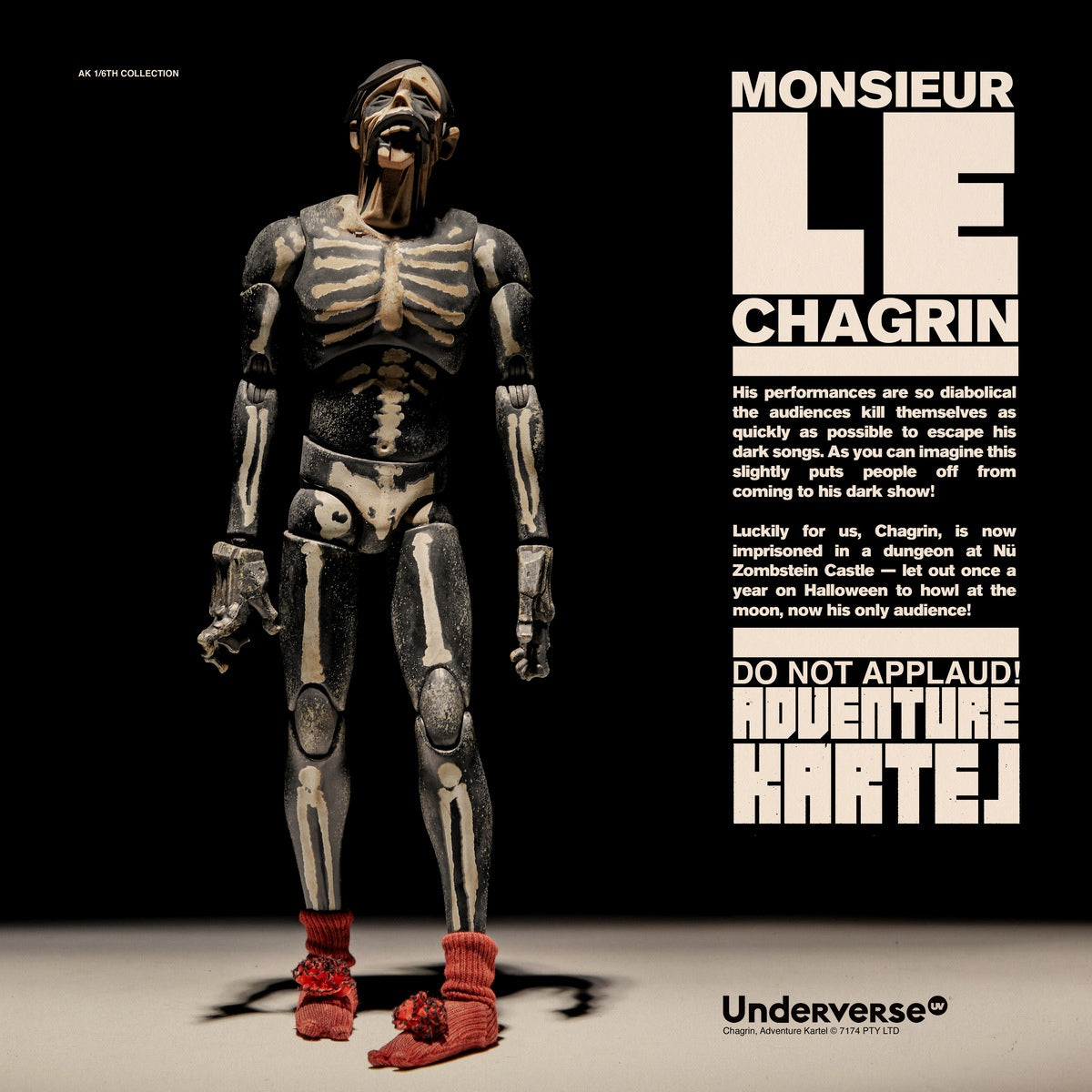 PRE ORDER – UNDERVERSE 12IN ADVENTURE KARTEL MONSIEUR CHAGRIN UV202412