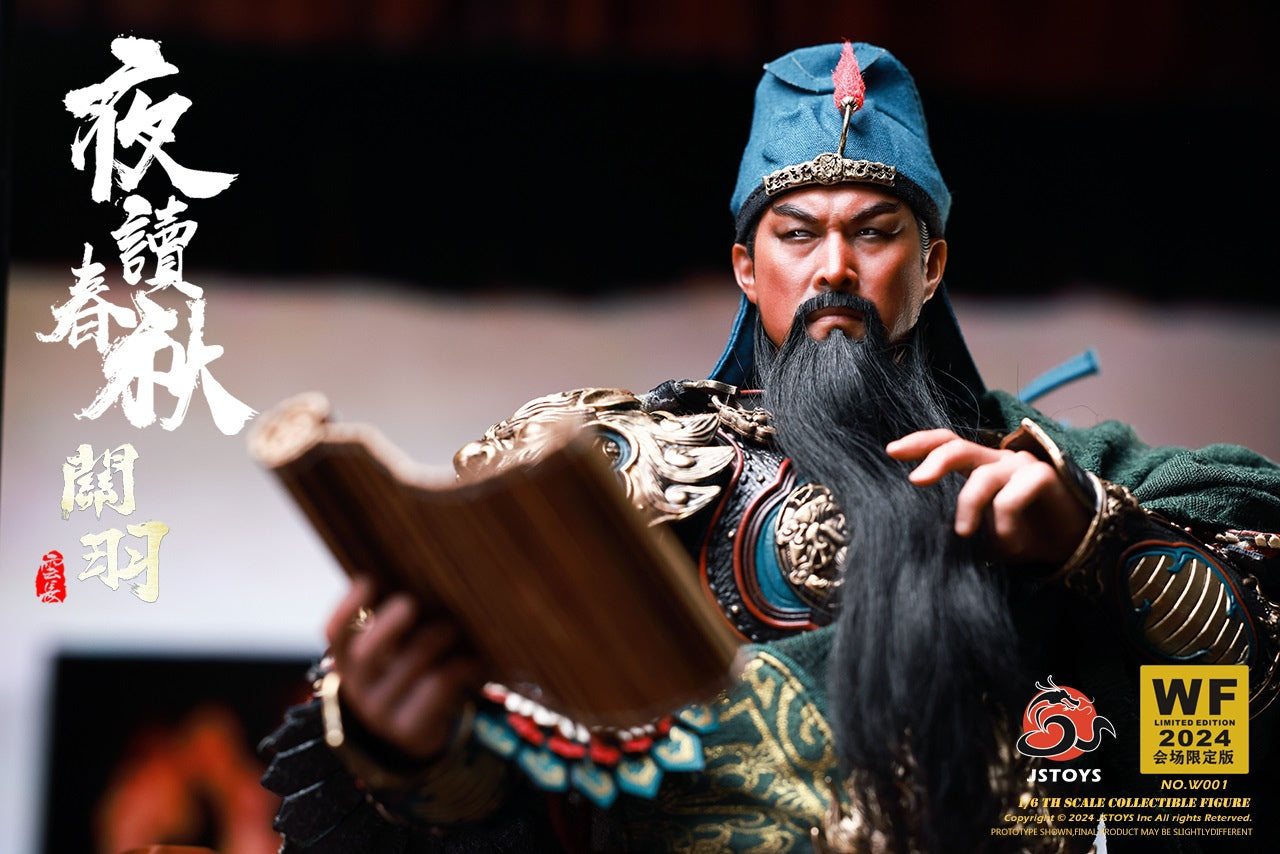 PRE ORDER – 1/6 JSTOYS NIGHT-READING THE SPRING AND AUTUMN ANNALS GUAN YU YUCHANG WF2024 - EVENT-EXCLUSIVE EDITION W001