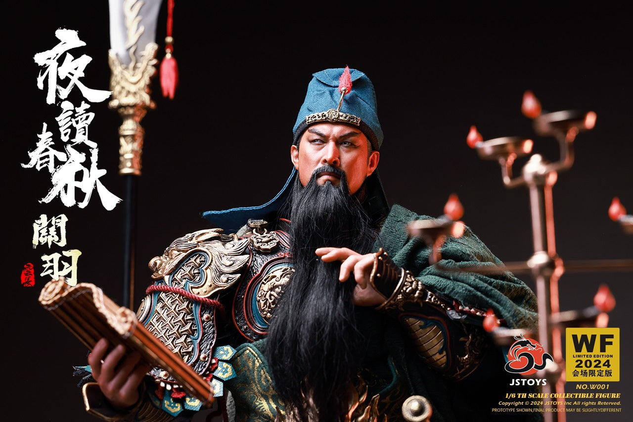 PRE ORDER – 1/6 JSTOYS NIGHT-READING THE SPRING AND AUTUMN ANNALS GUAN YU YUCHANG WF2024 - EVENT-EXCLUSIVE EDITION W001