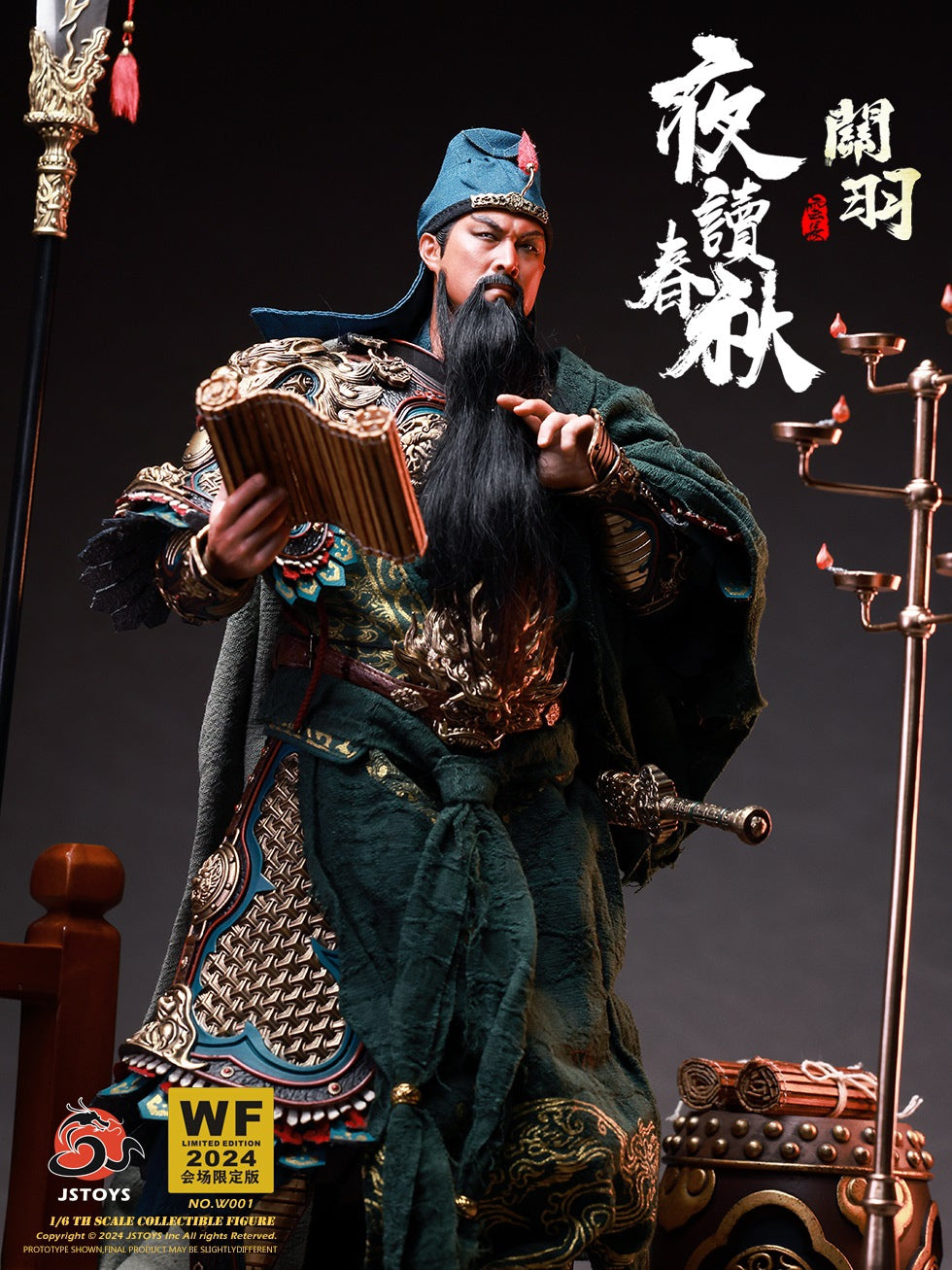 PRE ORDER – 1/6 JSTOYS NIGHT-READING THE SPRING AND AUTUMN ANNALS GUAN YU YUCHANG WF2024 - EVENT-EXCLUSIVE EDITION W001