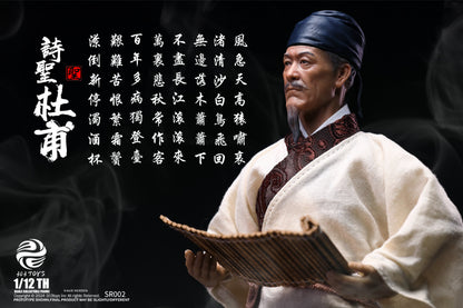 PRE ORDER – 1/12 303TOYS SAGE SERIES DU FU THE POET SAGE ( STANDARD ) SR002