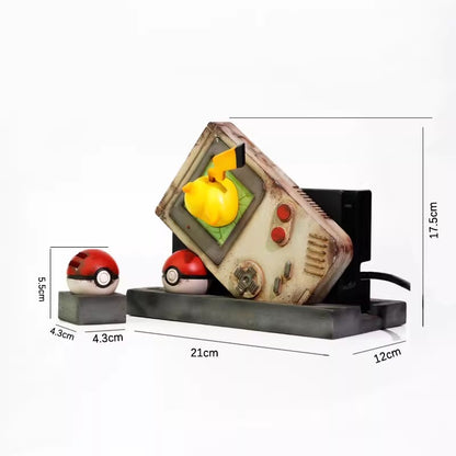 PRE ORDER – PNJ GROCERY STORE SWITC ACCESSORIES GAME CONSOLE BASE STAND PIKACHU GAMEBOY HOME DISPLAY DECOR STORAGE RACK