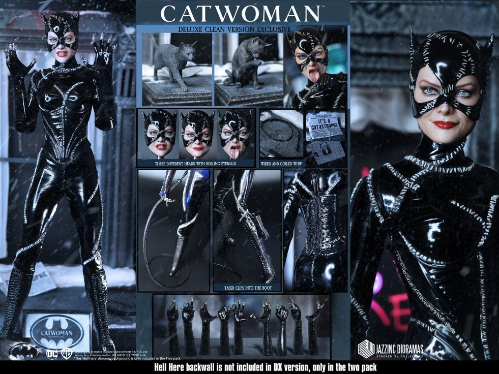 PRE ORDER – 1/6 JAZZINC DIORAMAS BATMAN RETURNS - CATWOMAN (DELUXE CLEAN VERSION)