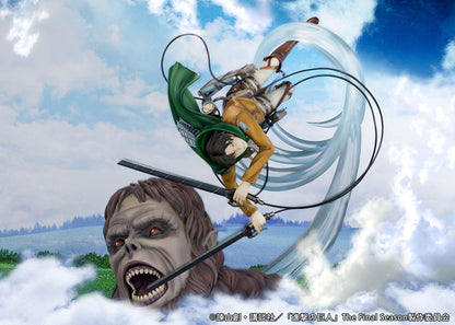 PRE ORDER – SCALE FIGURE LEVI VS BEAST TITAN VER.