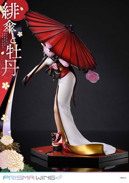 PRE ORDER – 1/7 PRISMA WING FUZICHOCO ORIGINAL ILLUSTRATION SCARLET UMBRELLA AND PEONY