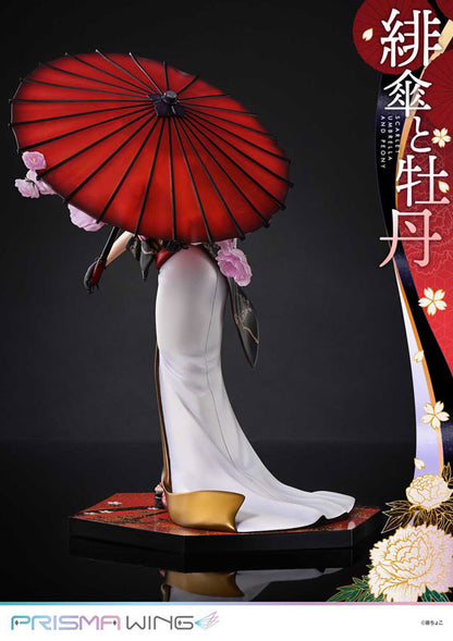 PRE ORDER – 1/7 PRISMA WING FUZICHOCO ORIGINAL ILLUSTRATION SCARLET UMBRELLA AND PEONY