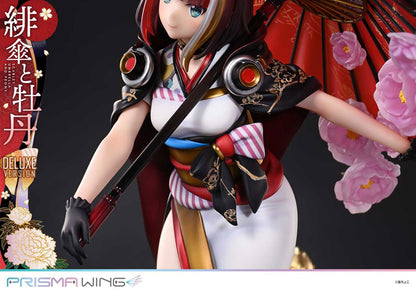 PRE ORDER – 1/7 PRISMA WING FUZICHOCO ORIGINAL ILLUSTRATION SCARLET UMBRELLA AND PEONY DELUXE VERSION