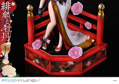 PRE ORDER – 1/7 PRISMA WING FUZICHOCO ORIGINAL ILLUSTRATION SCARLET UMBRELLA AND PEONY DELUXE VERSION