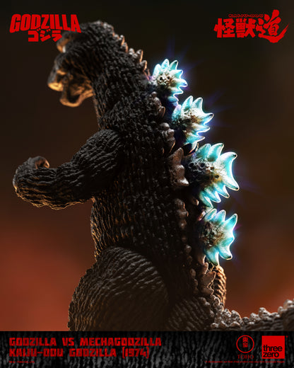 BACK ORDER – THREEZERO 3Z0709 GODZILLA VS MECHAGODZILLA - KAIJU-DOU - GODZILLA (1974)