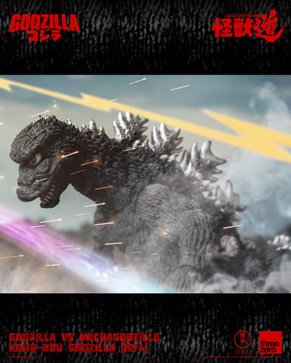 BACK ORDER – THREEZERO 3Z0709 GODZILLA VS MECHAGODZILLA - KAIJU-DOU - GODZILLA (1974)