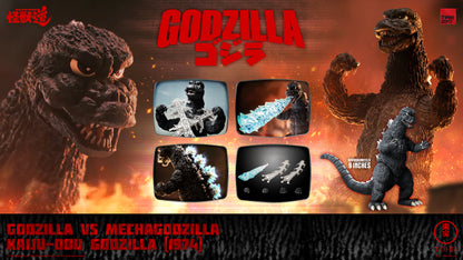 BACK ORDER – THREEZERO 3Z0709 GODZILLA VS MECHAGODZILLA - KAIJU-DOU - GODZILLA (1974)