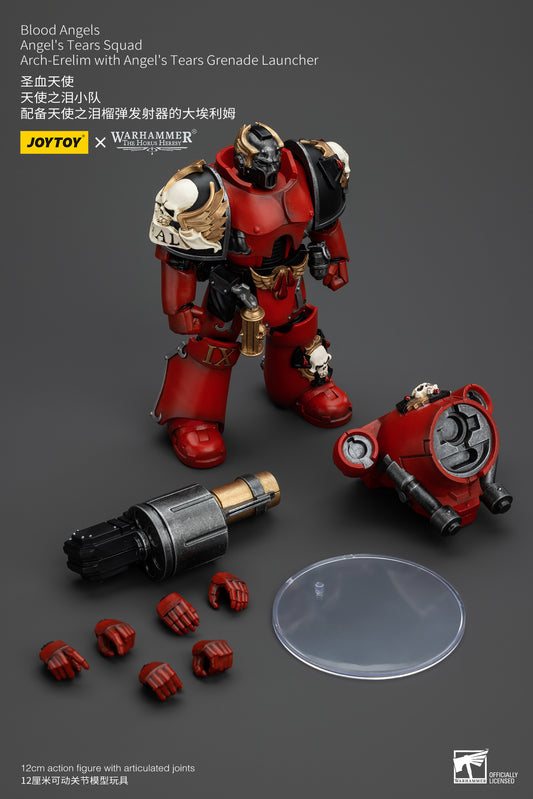 PRE ORDER – 1/18 JOYTOY BLOOD ANGELS - ANGEL'S TEARS SQUAD - ARCH-ERELIM WITH ANGEL'S TEARS GRENADE LAUNCHER JT00379