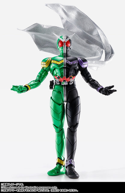 BACK ORDER – S.H.FIGUARTS (SHINKOCCHOU SEIHOU) KAMEN RIDER DOUBLE CYCLONE JOKER (FUTO PI VER.) REISSUE