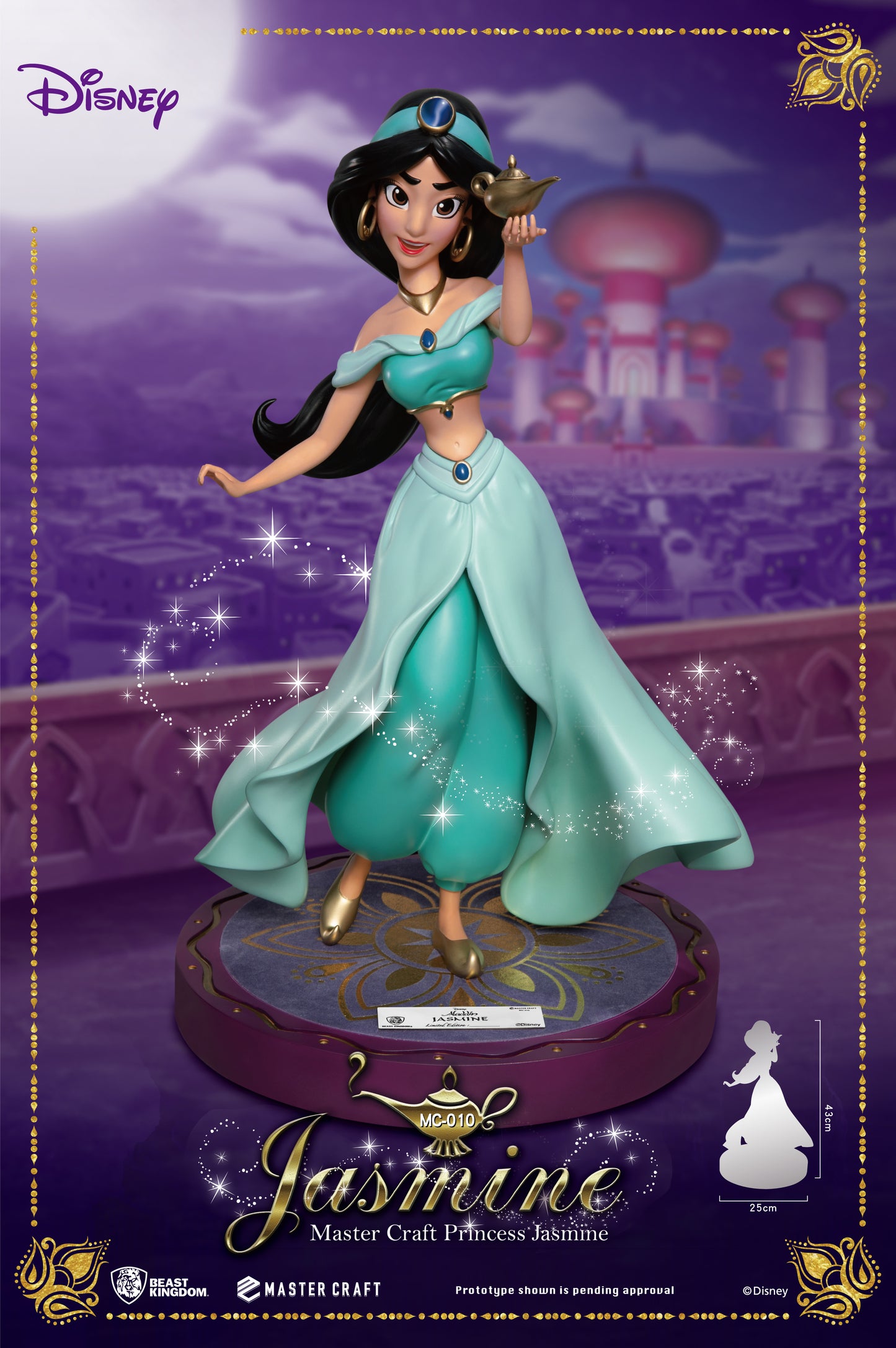 PRE ORDER – MC-010 DISNEY MASTER CRAFT - PRINCESS JASMINE