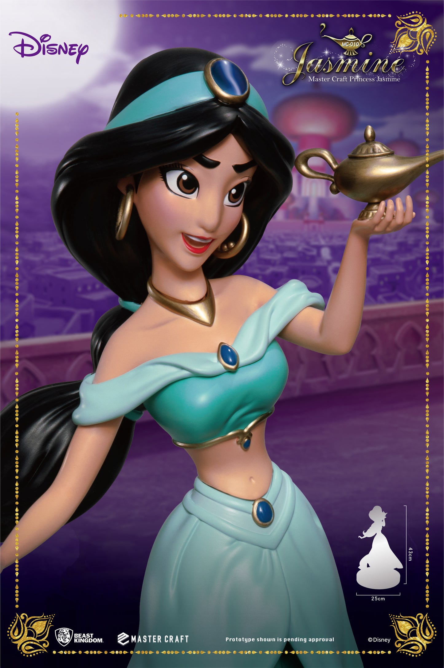 PRE ORDER – MC-010 DISNEY MASTER CRAFT - PRINCESS JASMINE