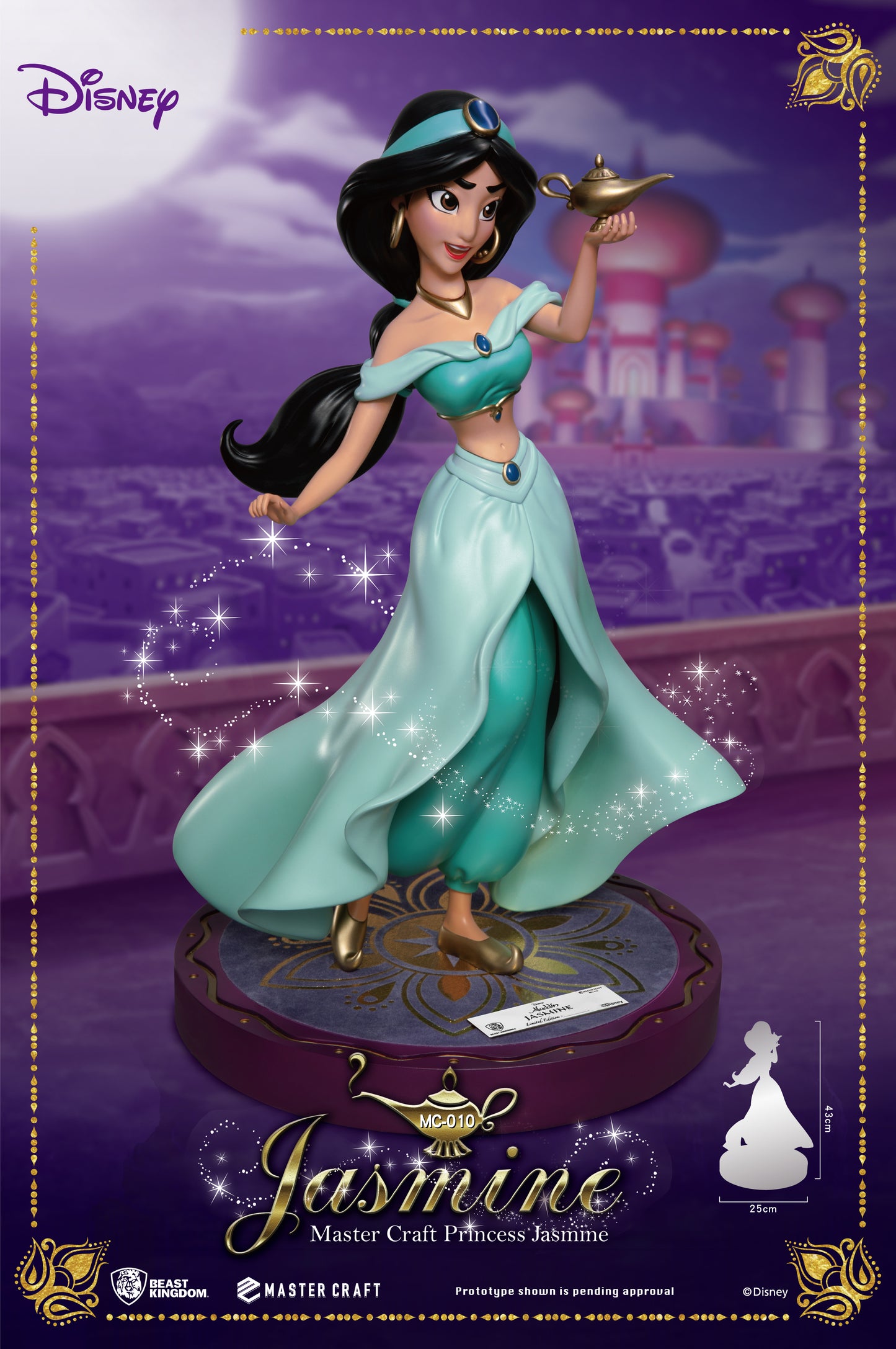 PRE ORDER – MC-010 DISNEY MASTER CRAFT - PRINCESS JASMINE