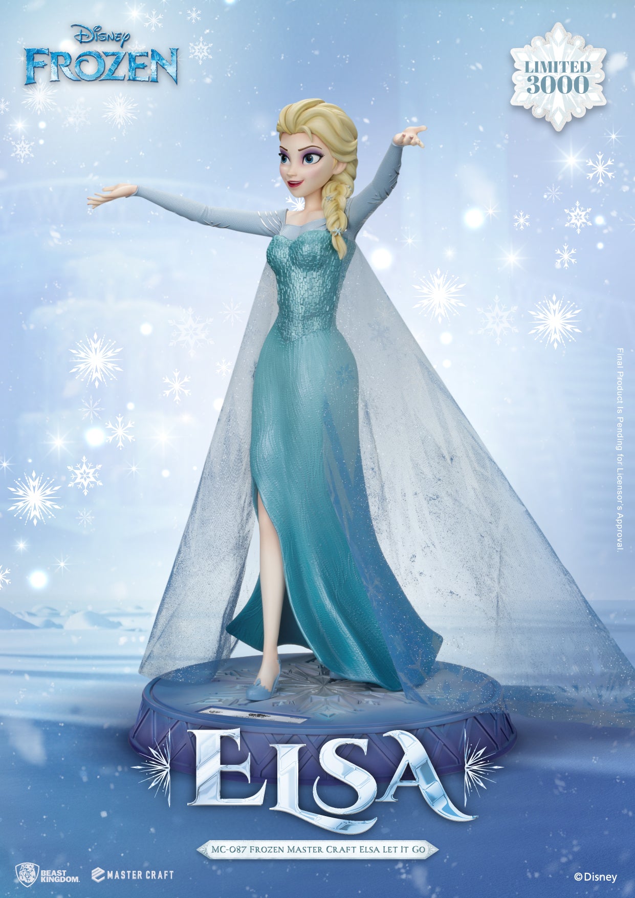 PRE ORDER – MC-087 FROZEN MASTER CRAFT ELSA LET IT GO