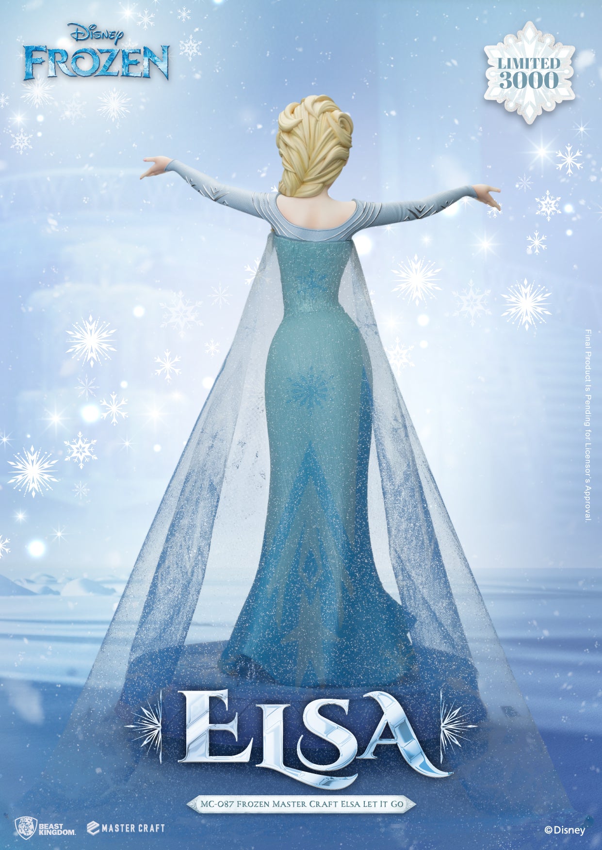 PRE ORDER – MC-087 FROZEN MASTER CRAFT ELSA LET IT GO