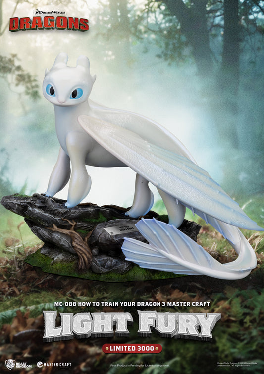 PRE ORDER – BEAST KINGDOM MC-088 HOW TO TRAIN YOUR DRAGON 3 MASTER CRAFT - LIGHT FURY