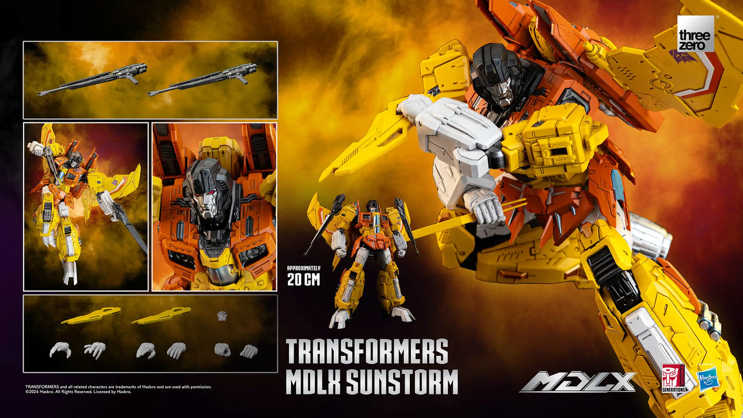 PRE ORDER – TRANSFORMERS MDLX SUNSTORM (EVENT EXCLUSIVE)