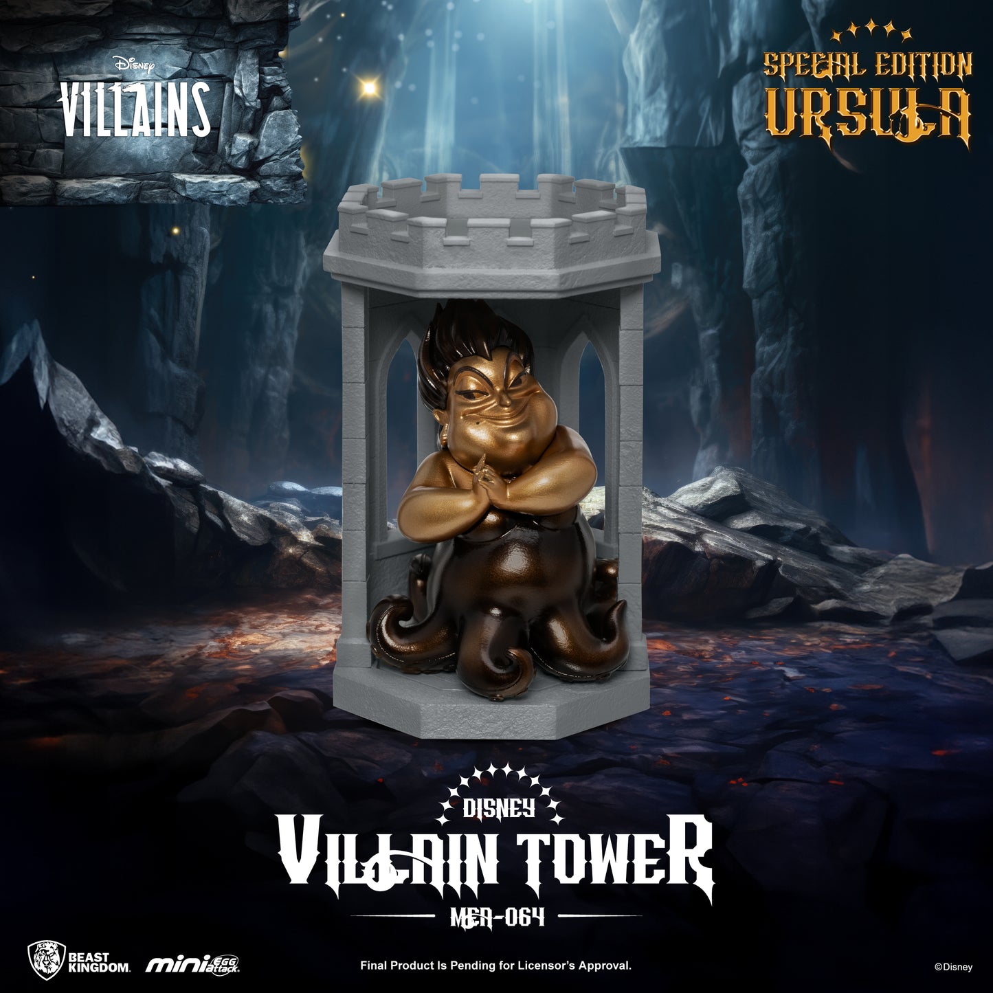 PRE ORDER – BEAST KINGDOM MEA-064 DISNEY VILLAIN TOWER SERIES BLIND BOX SET (6PCS)