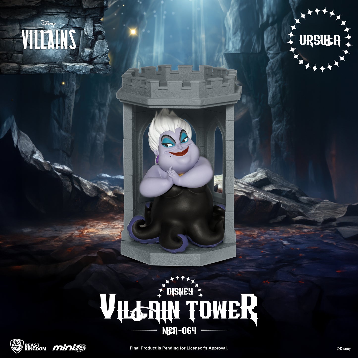 PRE ORDER – BEAST KINGDOM MEA-064 DISNEY VILLAIN TOWER SERIES BLIND BOX SET (6PCS)