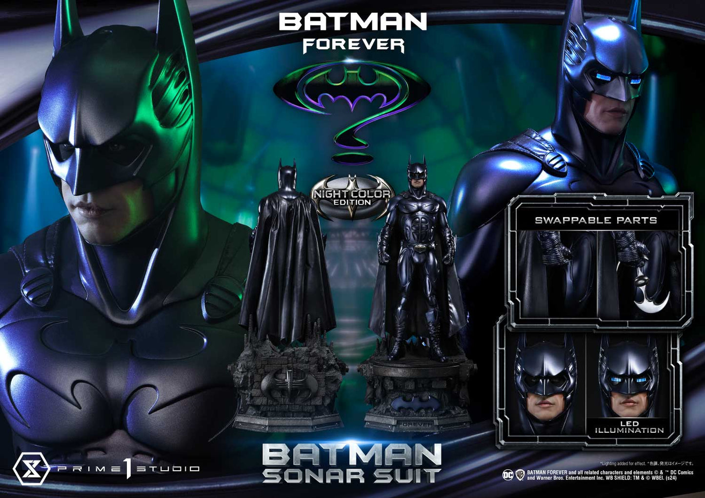 PRE ORDER – 1/3 MUSEUM MASTERLINE BATMAN FOREVER (FILM) BATMAN SONAR SUIT NIGHT COLOR EDITION