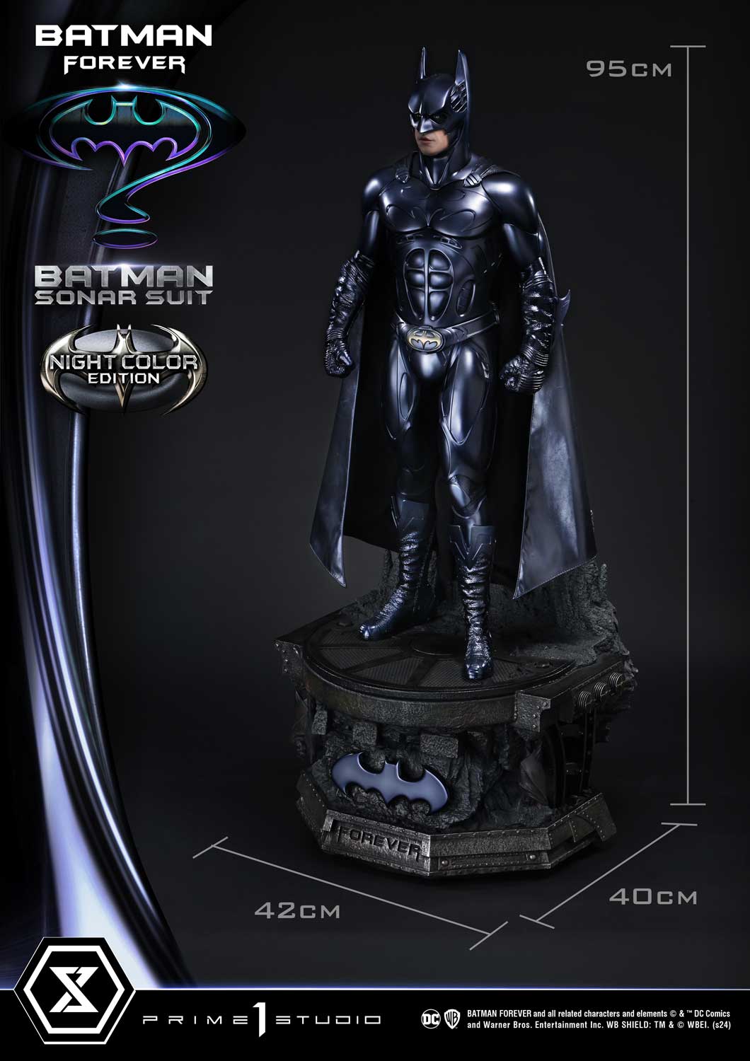 PRE ORDER – 1/3 MUSEUM MASTERLINE BATMAN FOREVER (FILM) BATMAN SONAR SUIT NIGHT COLOR EDITION