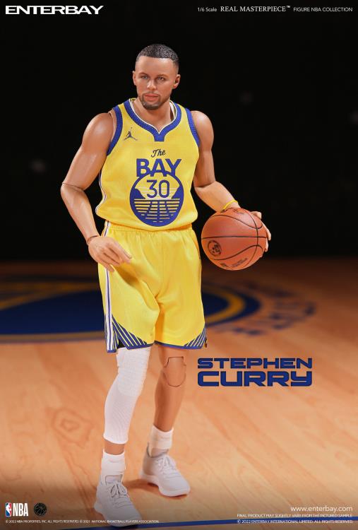 PRE ORDER – 1/6 ENTERBAY REAL MASTERPIECE RM-1099 NBA STEPHEN CURRY WAX FIGURE