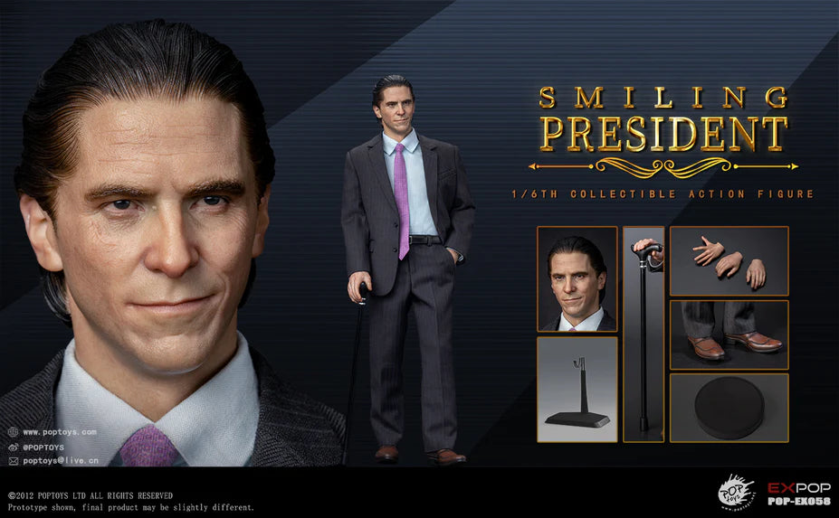 PRE ORDER – 1/6 POPTOYS EX058 SMILING PRESIDENT ACTION FIGURE