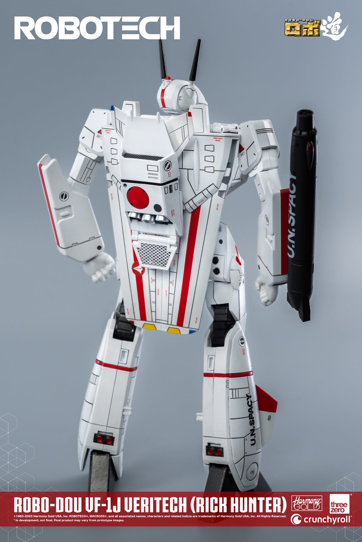 PRE ORDER – 1/72 THREEZERO 3Z0304 : ROBOTECH - ROBO-DOU VF-1J VERITECH ( RICK HUNTER )