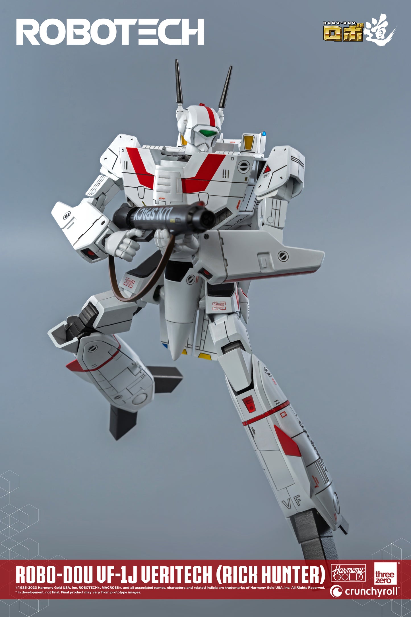 PRE ORDER – 1/72 THREEZERO 3Z0304 : ROBOTECH - ROBO-DOU VF-1J VERITECH ( RICK HUNTER )