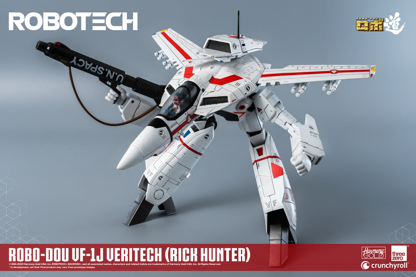 PRE ORDER – 1/72 THREEZERO 3Z0304 : ROBOTECH - ROBO-DOU VF-1J VERITECH ( RICK HUNTER )