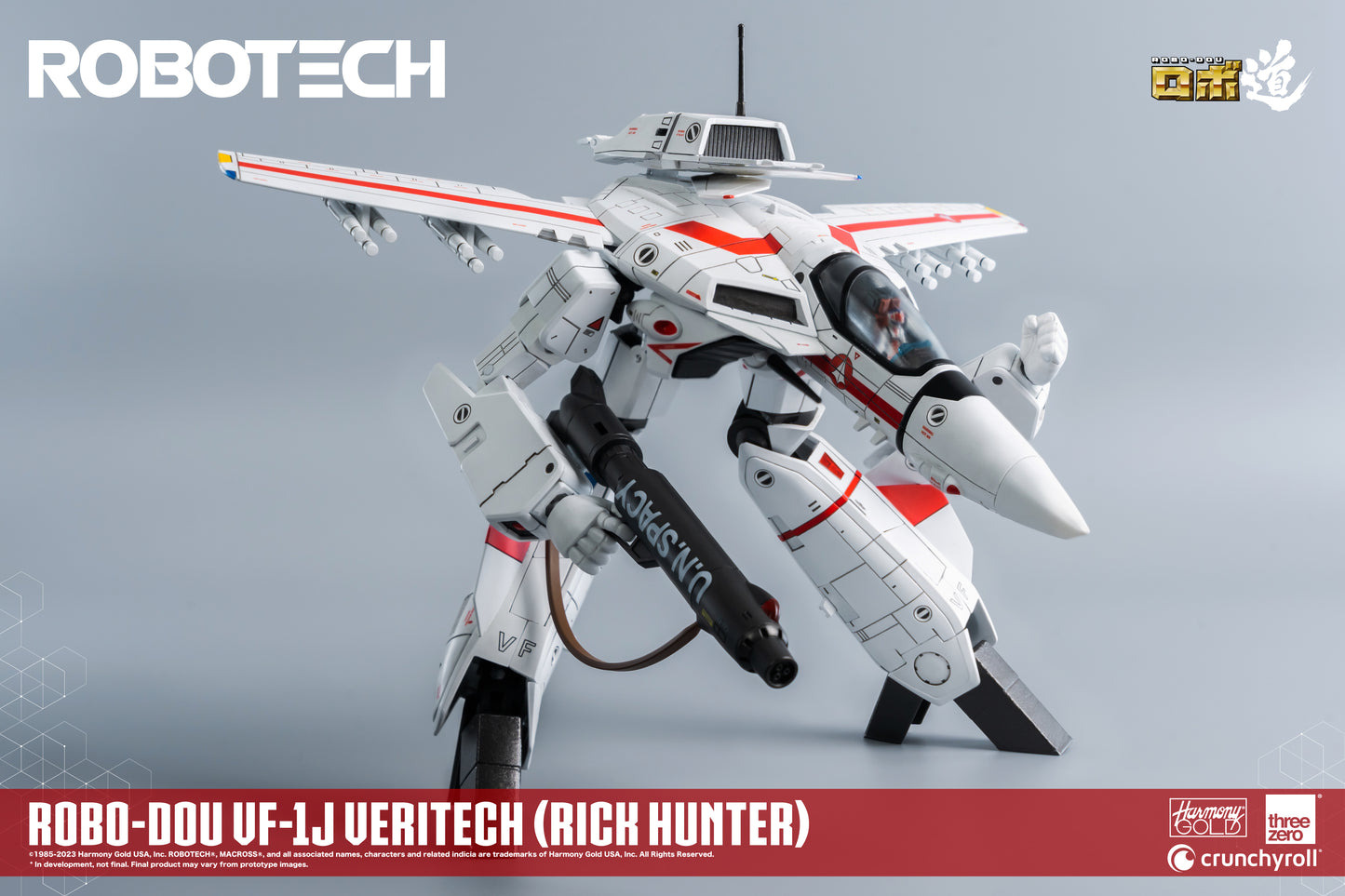 PRE ORDER – 1/72 THREEZERO 3Z0304 : ROBOTECH - ROBO-DOU VF-1J VERITECH ( RICK HUNTER )