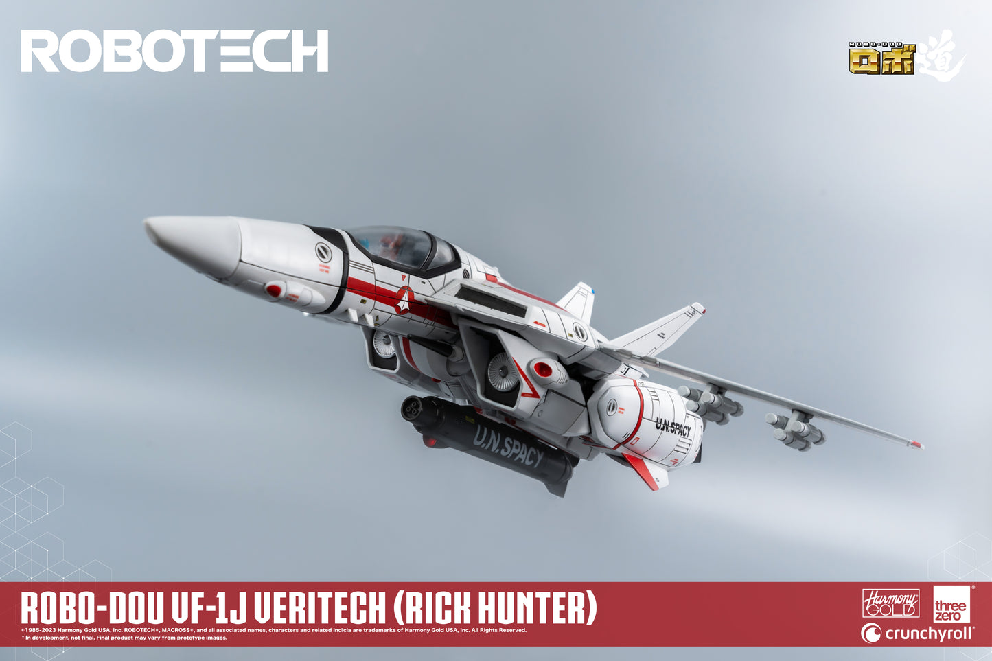 PRE ORDER – 1/72 THREEZERO 3Z0304 : ROBOTECH - ROBO-DOU VF-1J VERITECH ( RICK HUNTER )