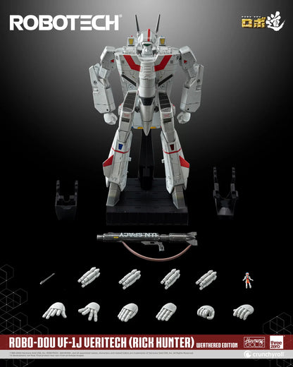 PRE ORDER – ROBOTECH ROBO-DOU ROBOTECH VF-1J VERITECH ( RICK HUNTER ) WEATHERED EDITION (EVENT EXCLUSIVE)