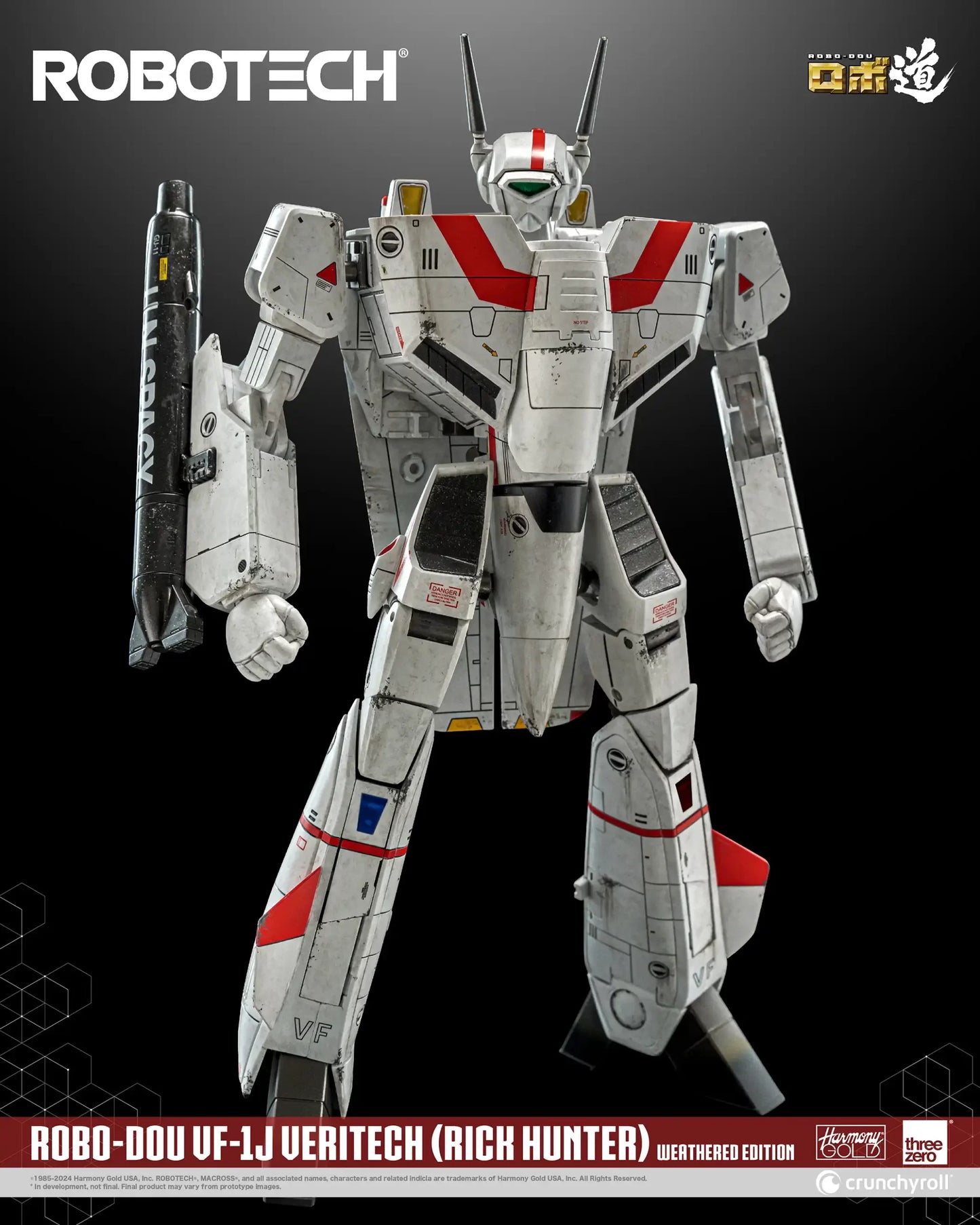 PRE ORDER – ROBOTECH ROBO-DOU ROBOTECH VF-1J VERITECH ( RICK HUNTER ) WEATHERED EDITION (EVENT EXCLUSIVE)