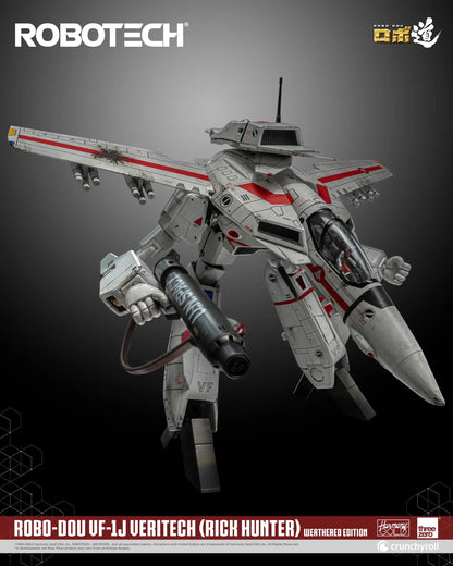 PRE ORDER – ROBOTECH ROBO-DOU ROBOTECH VF-1J VERITECH ( RICK HUNTER ) WEATHERED EDITION (EVENT EXCLUSIVE)