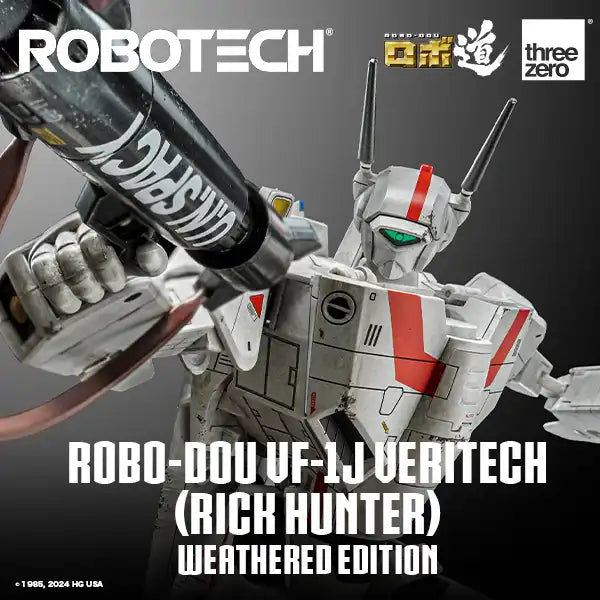 PRE ORDER – ROBOTECH ROBO-DOU ROBOTECH VF-1J VERITECH ( RICK HUNTER ) WEATHERED EDITION (EVENT EXCLUSIVE)