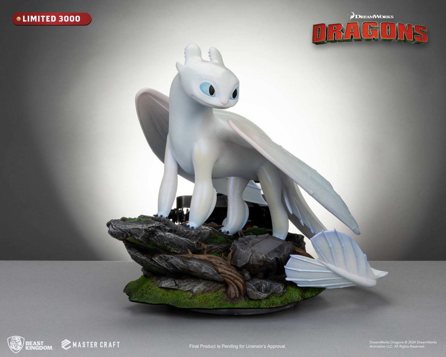 PRE ORDER – BEAST KINGDOM MC-088 HOW TO TRAIN YOUR DRAGON 3 MASTER CRAFT - LIGHT FURY