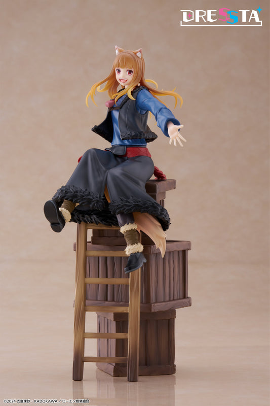 PRE ORDER – SPICE AND WOLF: MERCHANT MEETS THE WISE WOLF DRESSTA STATUE FIGURE - HOLO