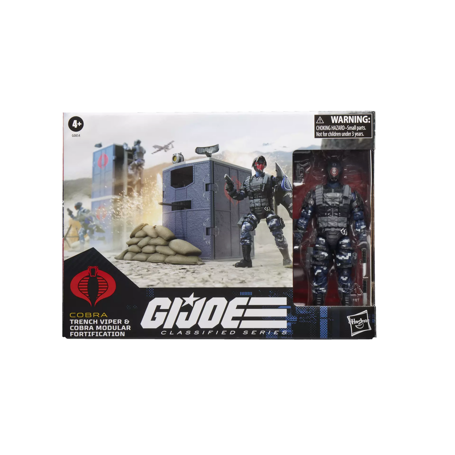 PRE ORDER – G.I. JOE CLASSIFIED SERIES: #151, TRENCH VIPER & COBRA MODULAR FORTIFICATION