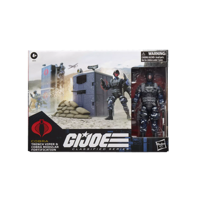 PRE ORDER – G.I. JOE CLASSIFIED SERIES: #151, TRENCH VIPER & COBRA MODULAR FORTIFICATION