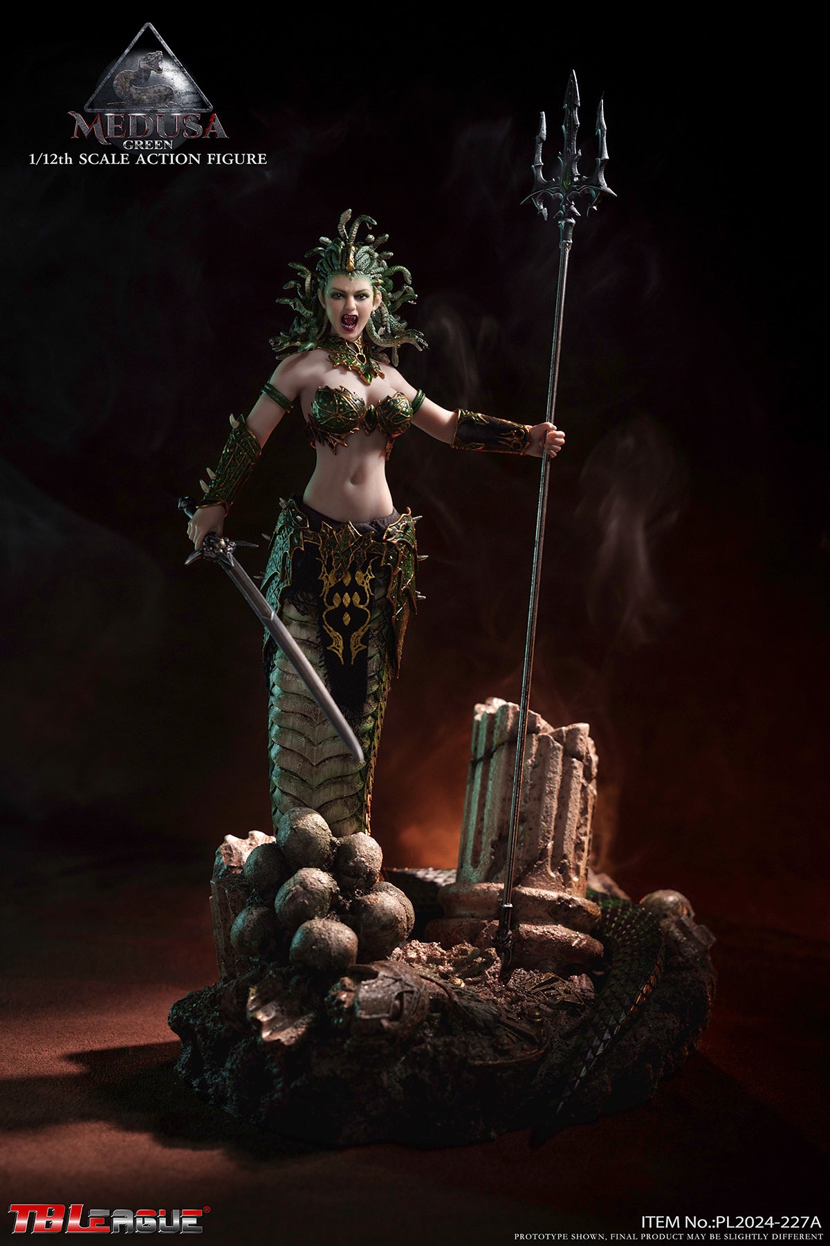 PRE ORDER – 1/12 MEDUSA SNAKE TAIL VER - GREEN