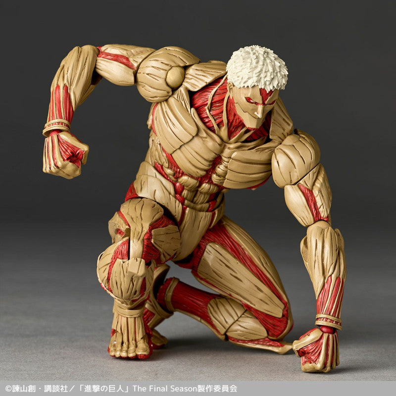 PRE ORDER – KAIYODO REVOLTECH AMAZING YAMAGUCHI ARMORED TITAN - REINER BRAUN