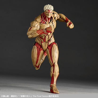 PRE ORDER – KAIYODO REVOLTECH AMAZING YAMAGUCHI ARMORED TITAN - REINER BRAUN