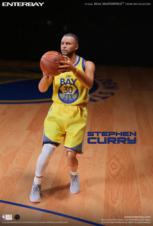 PRE ORDER – 1/6 ENTERBAY REAL MASTERPIECE RM-1099 NBA STEPHEN CURRY WAX FIGURE