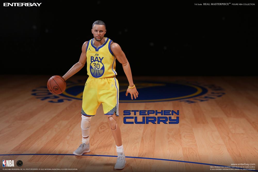 PRE ORDER – 1/6 ENTERBAY REAL MASTERPIECE RM-1099 NBA STEPHEN CURRY WAX FIGURE